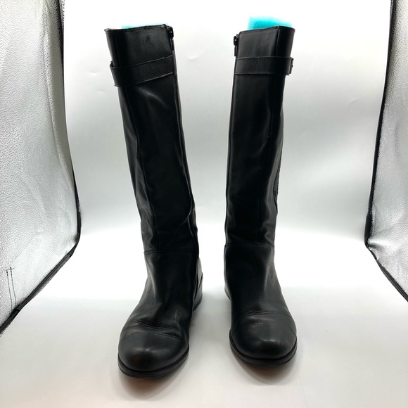 Matisse Tall Black Leather Boots - Picture 6 of 13